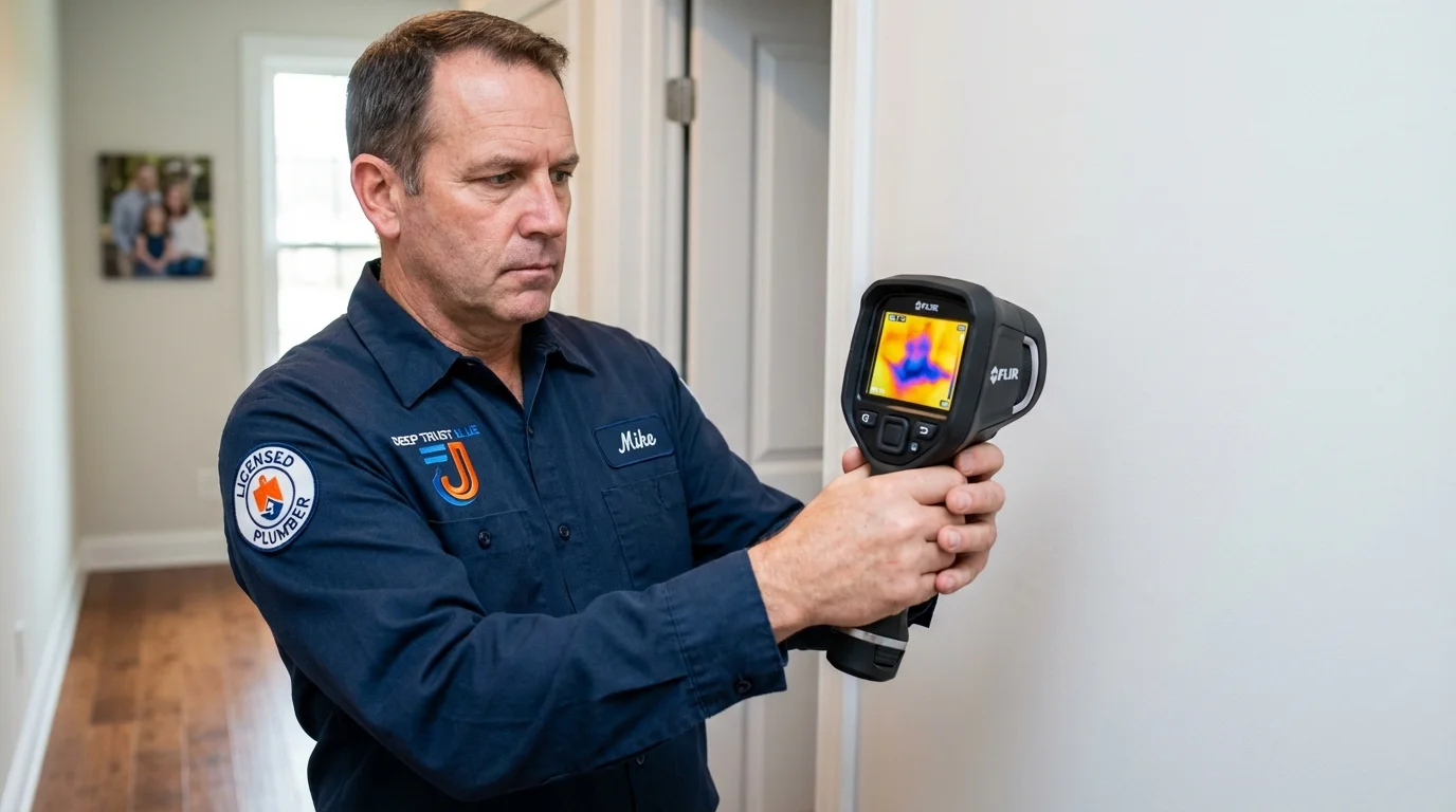 Thermal imaging leak detection by Johns Plumbing LLC in Eustis